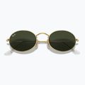Okulary przeciwsłoneczne Ray-Ban Oval arista gold/green g-15 3