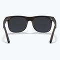 Okulary przeciwsłoneczne dziecięce Ray-Ban Justin matt rubber black/blue mirror 4