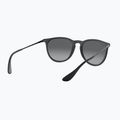 Okulary przeciwsłoneczne Ray-Ban Erika matt black/grey 6