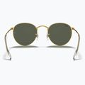 Okulary przeciwsłoneczne Ray-Ban Round Metal gold/green g-15 5