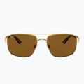 Okulary przeciwsłoneczne Ray-Ban RB3663 arista gold/brown 2