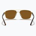 Okulary przeciwsłoneczne Ray-Ban RB3663 arista gold/brown 5