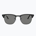 Okulary przeciwsłoneczne Ray-Ban Clubmaster Marble black/dark grey 2