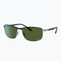 Okulary przeciwsłoneczne Ray-Ban Rb3671 Polarized+ Lenses black silver/dark green polarized+ 4