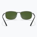 Okulary przeciwsłoneczne Ray-Ban Rb3671 Polarized+ Lenses black silver/dark green polarized+ 5