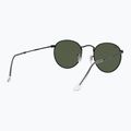 Okulary przeciwsłoneczne Ray-Ban Round Metal black/green g-15 6
