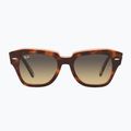 Okulary przeciwsłoneczne Ray-Ban State Street brown/brown gradient 2