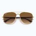 Okulary przeciwsłoneczne Ray-Ban RB3683 arista gold/brown 3