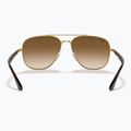 Okulary przeciwsłoneczne Ray-Ban RB3683 arista gold/brown 5