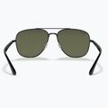 Okulary przeciwsłoneczne Ray-Ban RB3683 black/green g-15 polarized 5