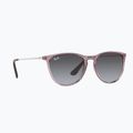 Okulary przeciwsłoneczne dziecięce Ray-Ban Erika transparent violet/grey gradient