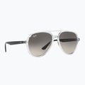 Okulary przeciwsłoneczne Ray-Ban RB4376 polarized transparent/grey gradient