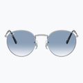 Okulary przeciwsłoneczne Ray-Ban New Round silver/blue 2