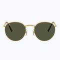 Okulary przeciwsłoneczne Ray-Ban New Round gold/green 2
