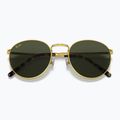 Okulary przeciwsłoneczne Ray-Ban New Round gold/green 3
