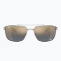 Okulary przeciwsłoneczne Ray-Ban RB3701 Polarized+ Lenses silver/blue gold polarized+ 2