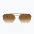 Okulary przeciwsłoneczne Ray-Ban RB3707 Polarized+ Lenses arista gold/brown 2