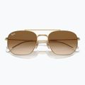 Okulary przeciwsłoneczne Ray-Ban RB3707 Polarized+ Lenses arista gold/brown 3