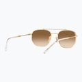 Okulary przeciwsłoneczne Ray-Ban RB3707 Polarized+ Lenses arista gold/brown 6