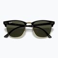 Okulary przeciwsłoneczne Ray-Ban Clubmaster Classic black/gold/green g-15 3
