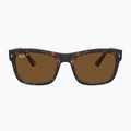 Okulary przeciwsłoneczne Ray-Ban RB4428 havana matt/brown polarized 2