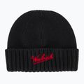 Czapka zimowa męska Woolrich Merino Wool Logo Beanie black