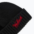 Czapka zimowa męska Woolrich Merino Wool Logo Beanie black 3