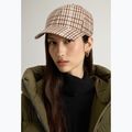 Czapka z daszkiem damska Woolrich Check Baseball Cap beige check 4