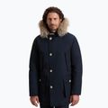 Płaszcz ocieplany męski Woolrich Arctic Detachable Fur Parka melton blue