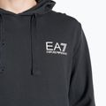 Bluza męska EA7 Emporio Armani Train Logo Series Hoodie Extended Logo Coft night blue/white logo 3