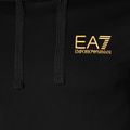 Bluza męska EA7 Emporio Armani Train Logo Series Hoodie Extended Logo Coft black/gold logo 7