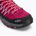 Buty trekkingowe juniorskie CMP Rigel Mid berry / pink fluo 7