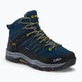 Buty trekkingowe juniorskie CMP Rigel Mid Wp blue ink/yellow
