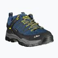 Buty trekkingowe juniorskie CMP Rigel Low Wp blue ink / yellow 8