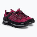 Buty trekkingowe damskie CMP Rigel Low Wp sangria/grey 5
