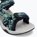 Sandały dziecięce CMP Hamal b.blue/verde fluo 7