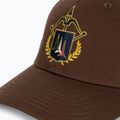 Czapka z daszkiem męska Aeronautica Militare Cotton With Emblem dark brown 3