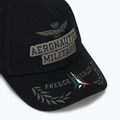 Czapka z daszkiem męska Aeronautica Militare 251HA1104CT2261 jet black 3