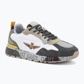 Buty męskie Aeronautica Militare SC0276UCT03546 off white/verde/marrone/grigio