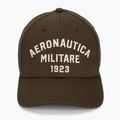 Czapka z daszkiem męska Aeronautica Militare HA1104UCT02 chestnut brown 2