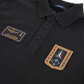 Koszulka męska Aeronautica Militare PO1927UP00191 Polo jet black 3