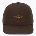 Czapka z daszkiem męska Aeronautica Militare HA1246UCT02 chestnut brown 2