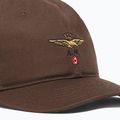 Czapka z daszkiem męska Czapka Aeronautica Militare 262HA1246UCT02261 autumn brown 3