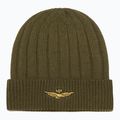 Czapka zimowa męska Czapka Aeronautica Militare 262CU0098UL00485 verde militare