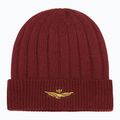 Czapka zimowa męska Czapka Aeronautica Militare 262CU0098UL00485 bordeaux