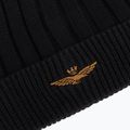 Czapka zimowa męska Czapka Aeronautica Militare 262CU0098UL00485 jet black 3