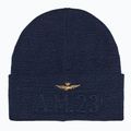 Czapka zimowa męska Czapka Aeronautica Militare 262CU0099UL00949 Blu Navy