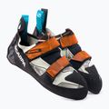 Buty wspinaczkowe męskie SCARPA Quantic gray/mango 5