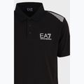 Koszulka polo męska EA7 Emporio Armani Train 7 Lines black 3