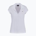 Koszulka polo damska EA7 Emporio Armani Train Costa Smeralda white